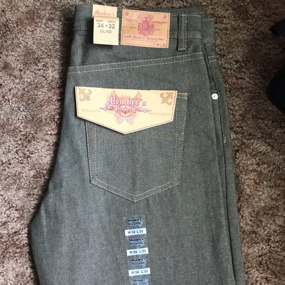Olive jeans - Picture 1 of 3